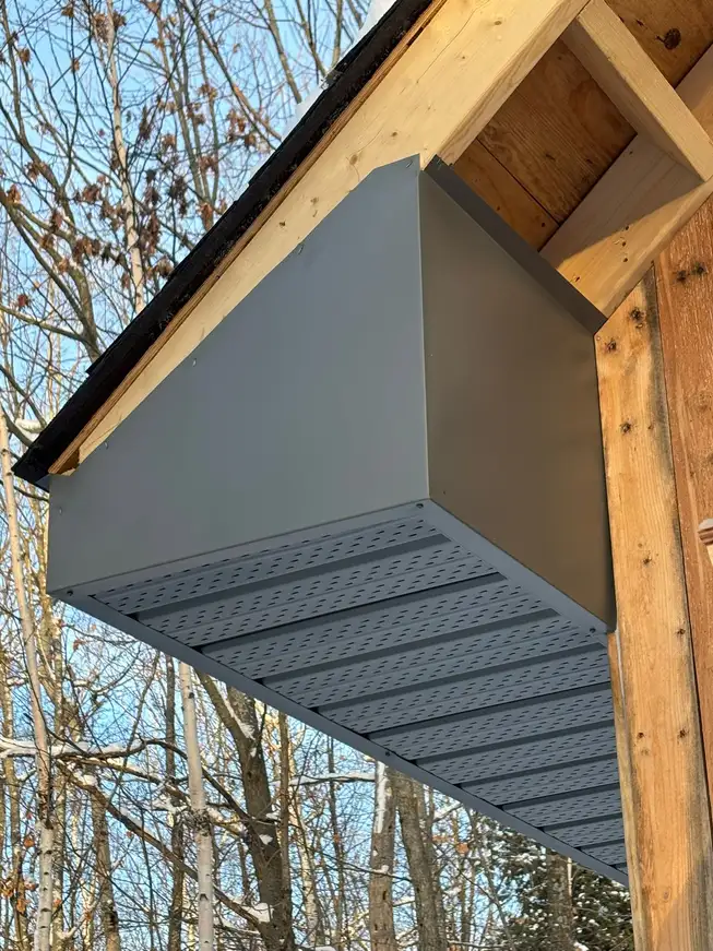 Soffits & Eavestroughs — completed by MKT Roofing & Exteriors