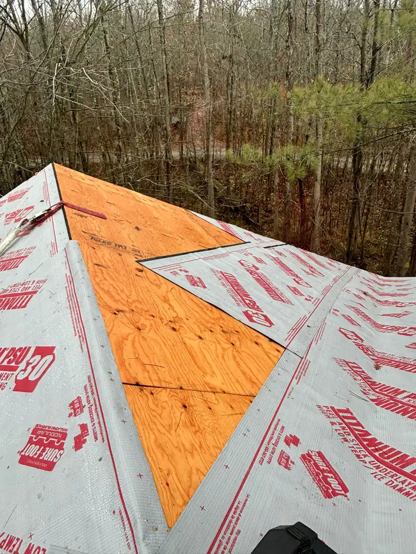 Completed roofing and exterior project by MKT Roofing & Exteriors